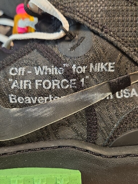 New Nike Air Folce 1 Mid x Off-White™ Shoes Sneakers - Black (DO6290-001) main image 6